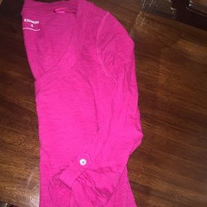Express three quarter length v-neck top
